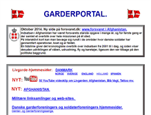 Tablet Screenshot of garderforening.dk
